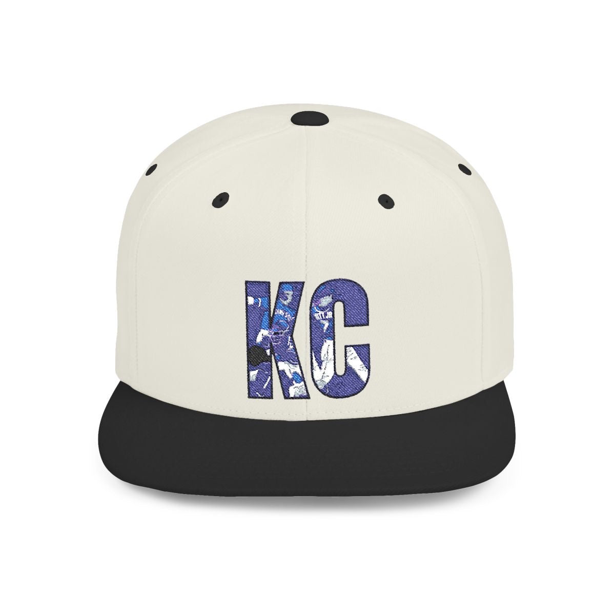 KC Embroidered Flat Bill