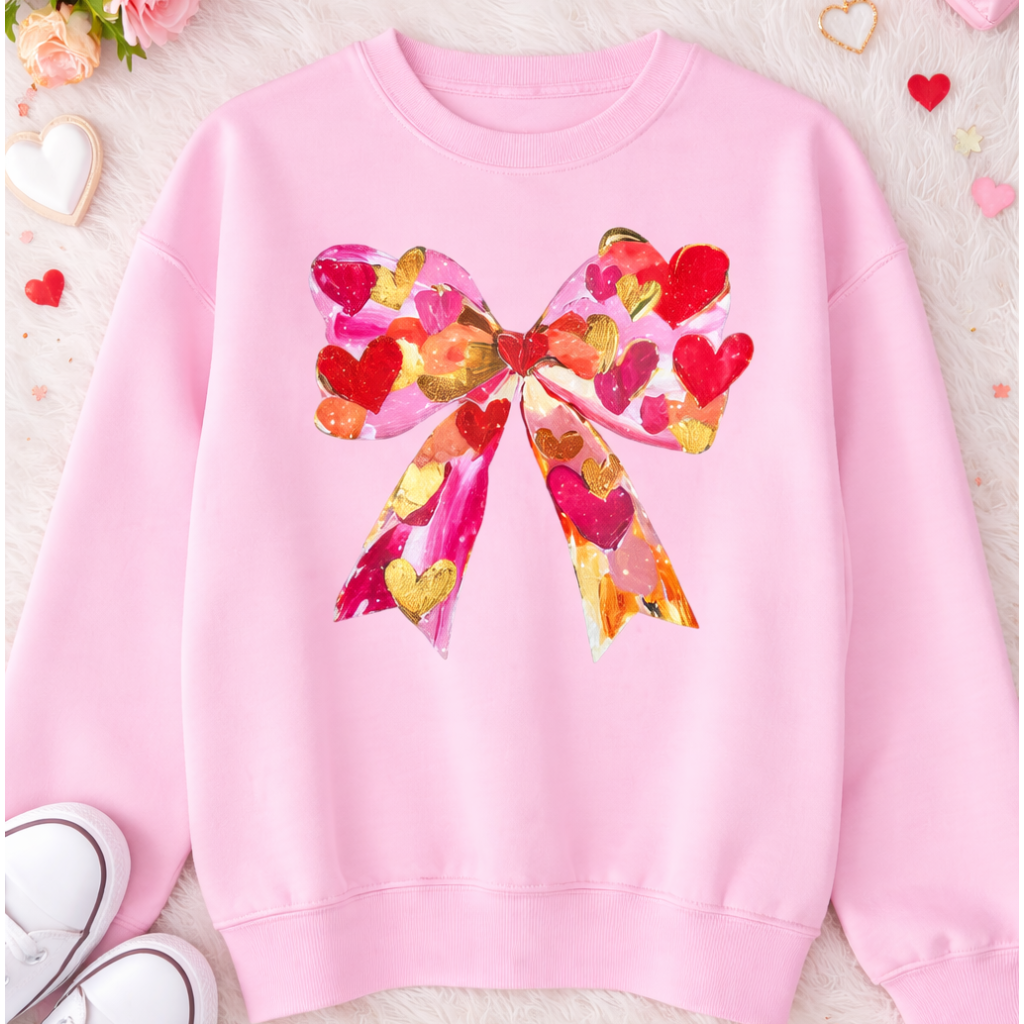 Sweetheart Bow Crewneck