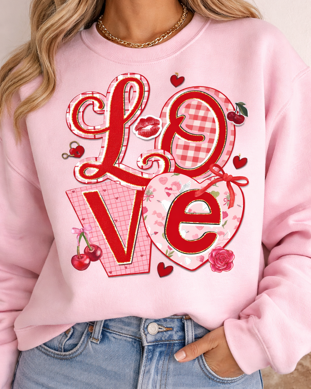 Cherry Love Crewneck