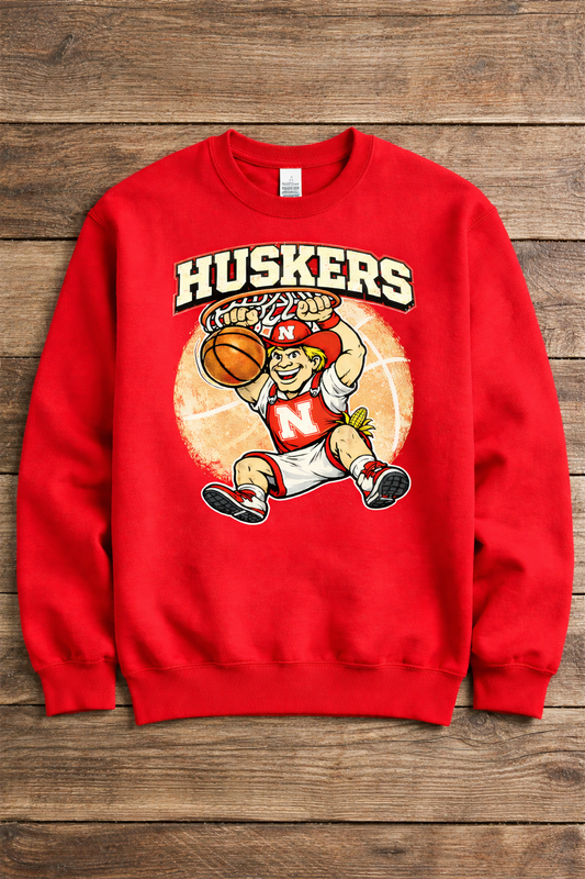 Nebraska Vintage Slam Graphic Crewneck