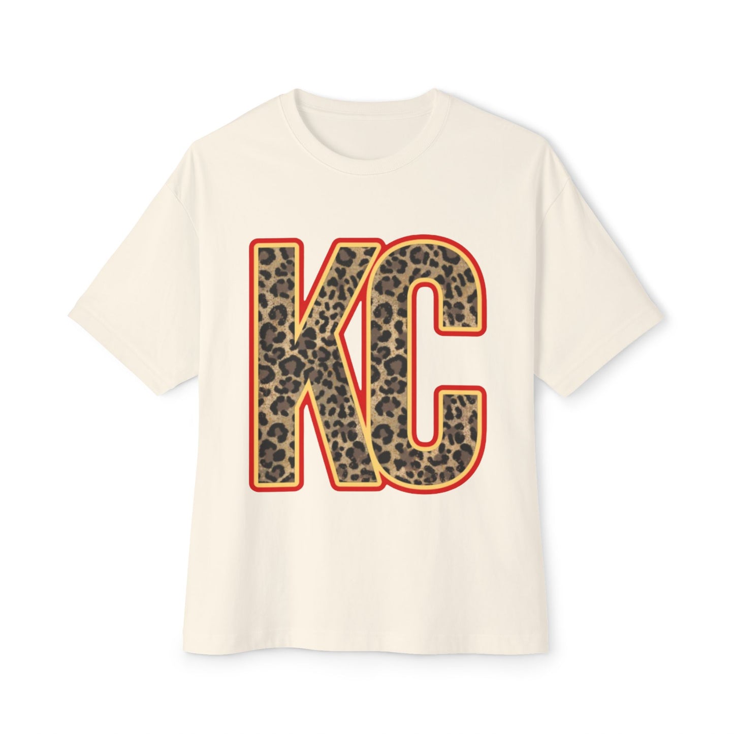 Leopard Print KC Boxy Tee