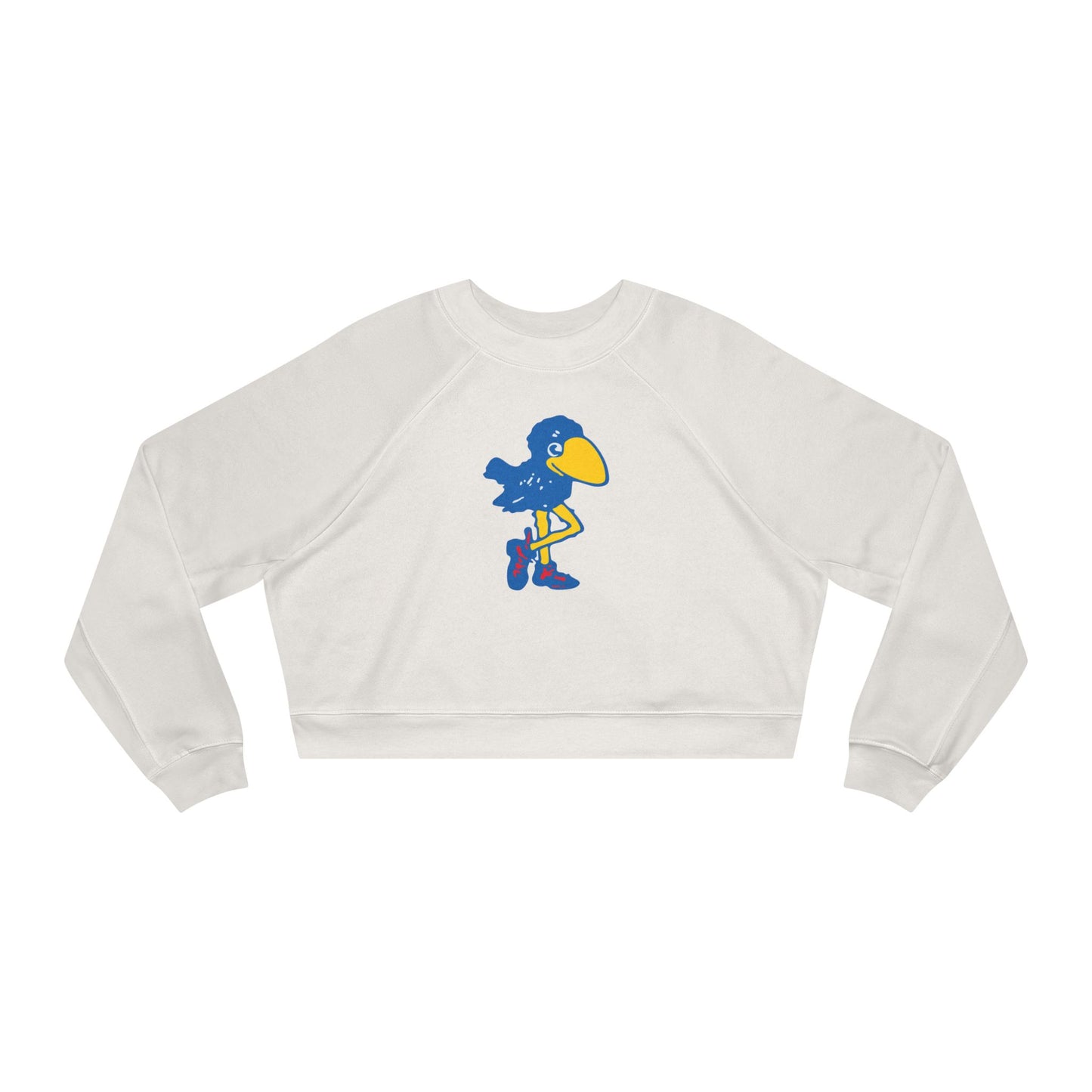Vintage Jayhawk Cropped Crewneck