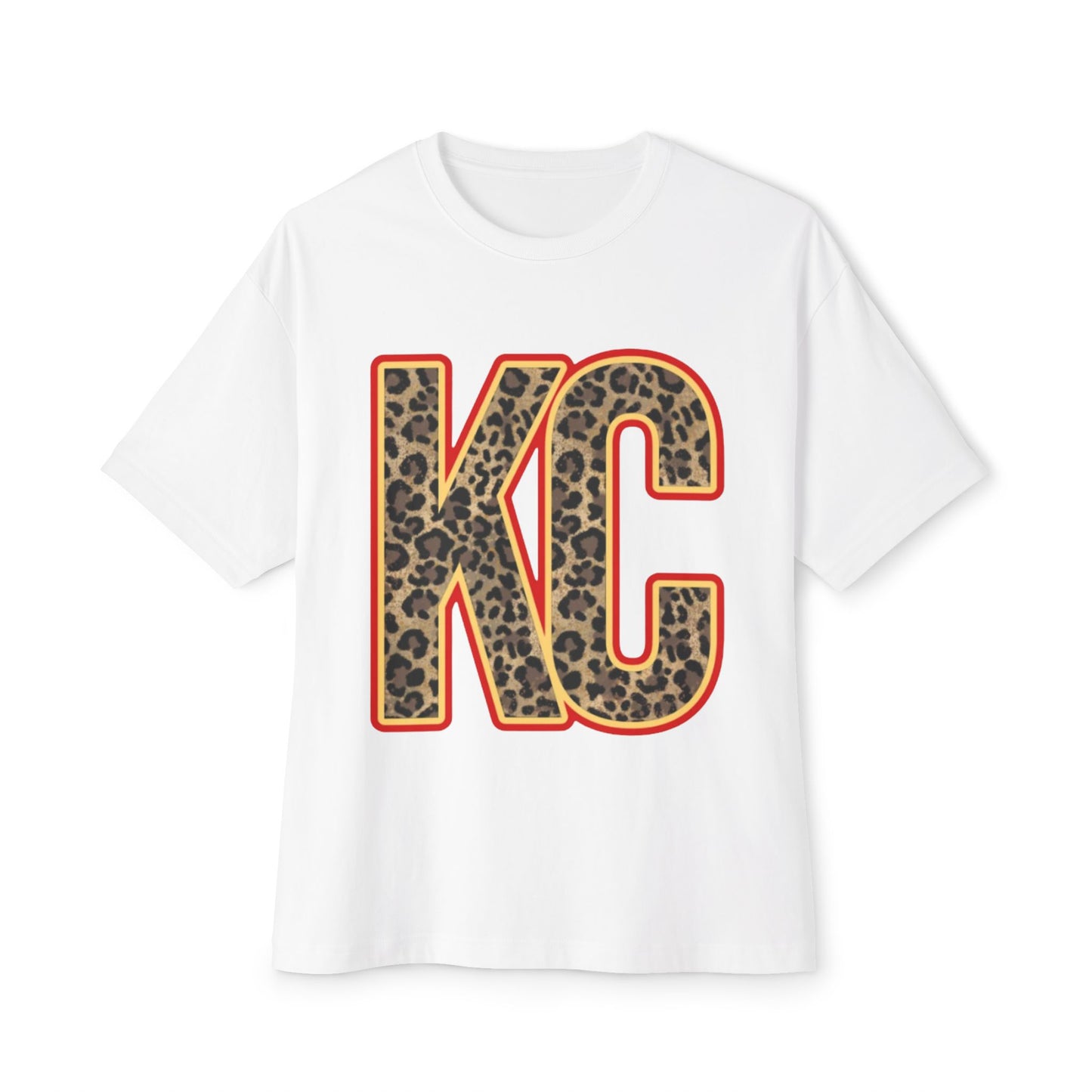 Leopard Print KC Boxy Tee