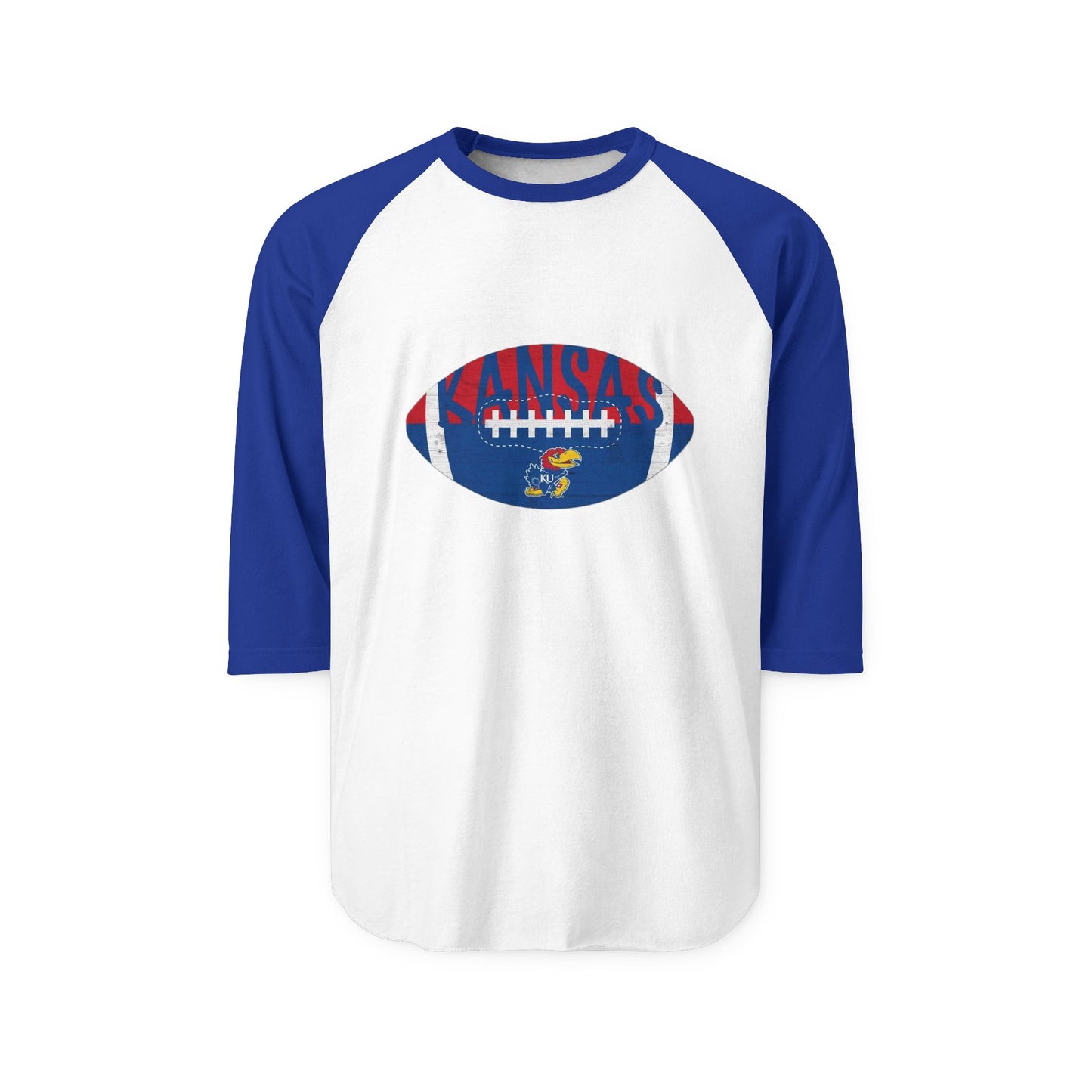 Kansas Football Raglan Tee