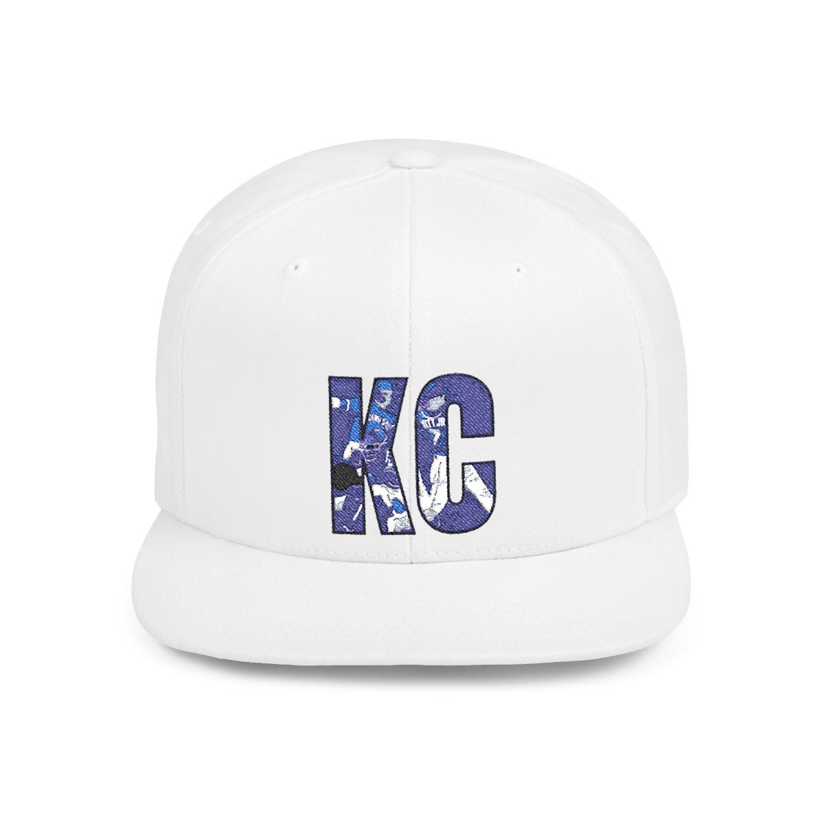 KC Embroidered Flat Bill