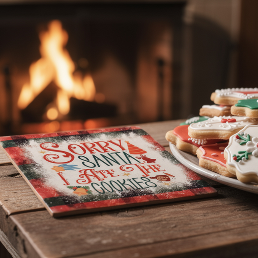 Santa's Cookies Coaster