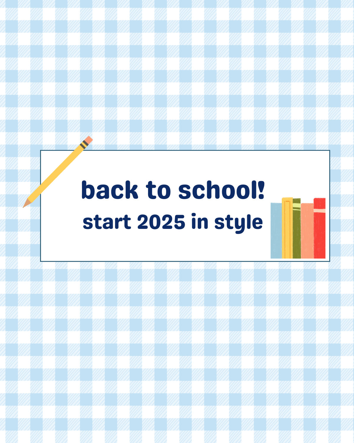 back to school
