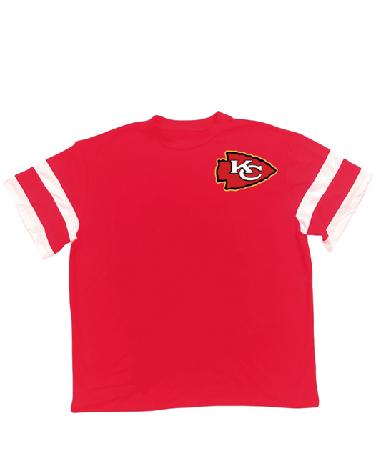 KC Striped Game Day Tee