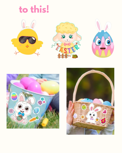 DIY Easter Sticker Kit for Kids