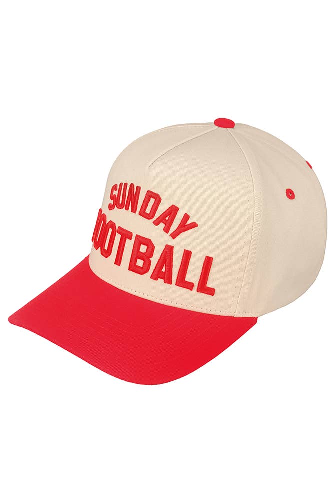 SUNDAY FOOTBALL Embroidered Trucker Cap