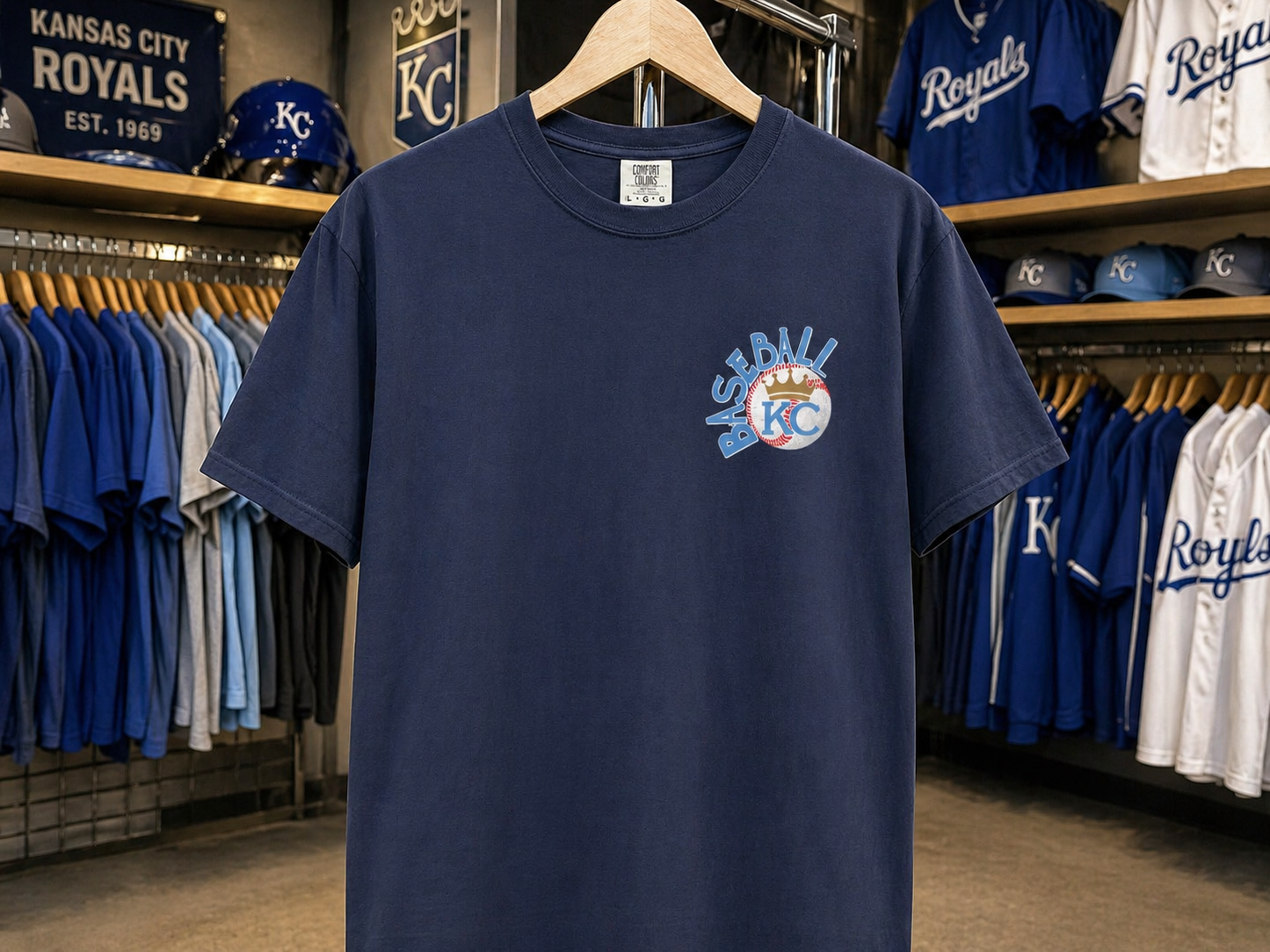 kc baseball graphic tee