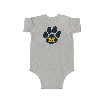 tiny tiger fan long sleeve onesie 🐾