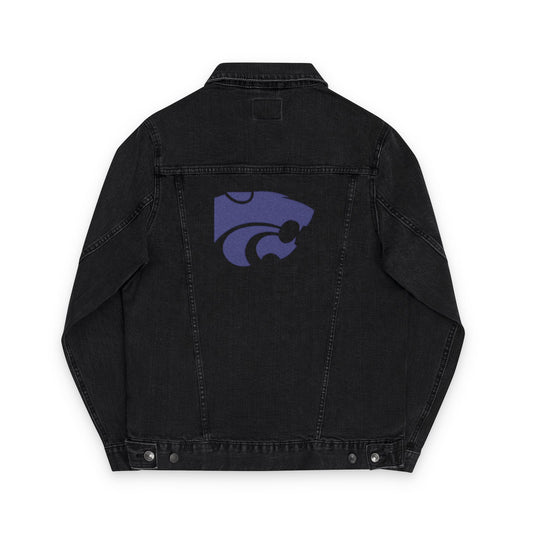 Cats Embroidered Denim Jacket