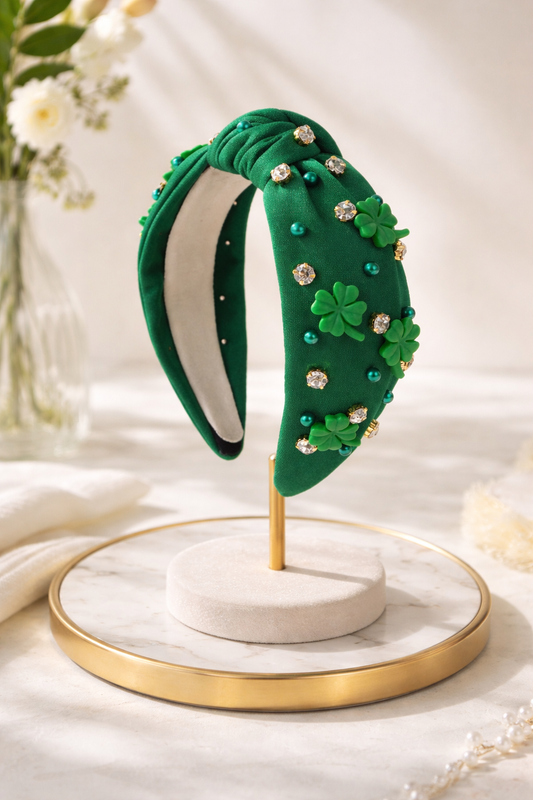 Lucky Luxe Embellished Headband