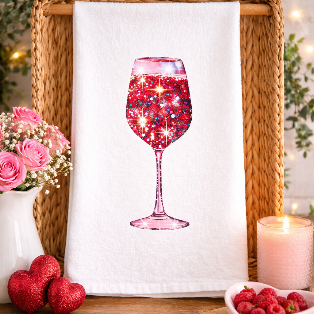 Sparkle Sip Tea Towel