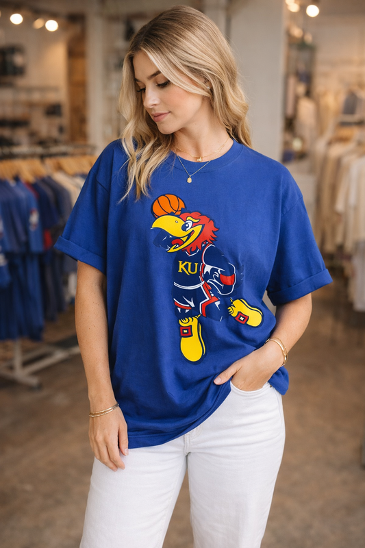 ku jayhawk graphic tee