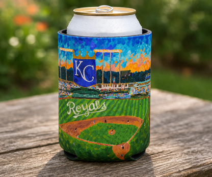 kc baseball watercolor print