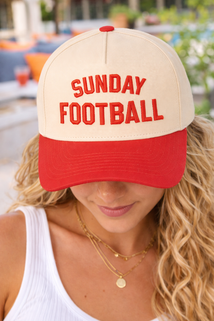 SUNDAY FOOTBALL Embroidered Trucker Cap