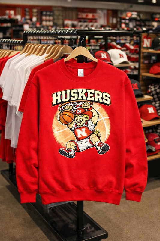 Nebraska Vintage Slam Graphic Crewneck
