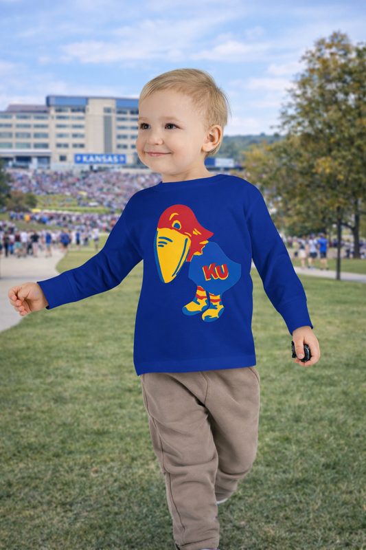 Little Jayhawk Long Sleeve Tee