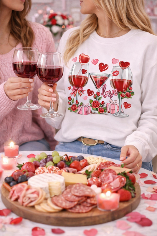 Love in Every Sip Crewneck