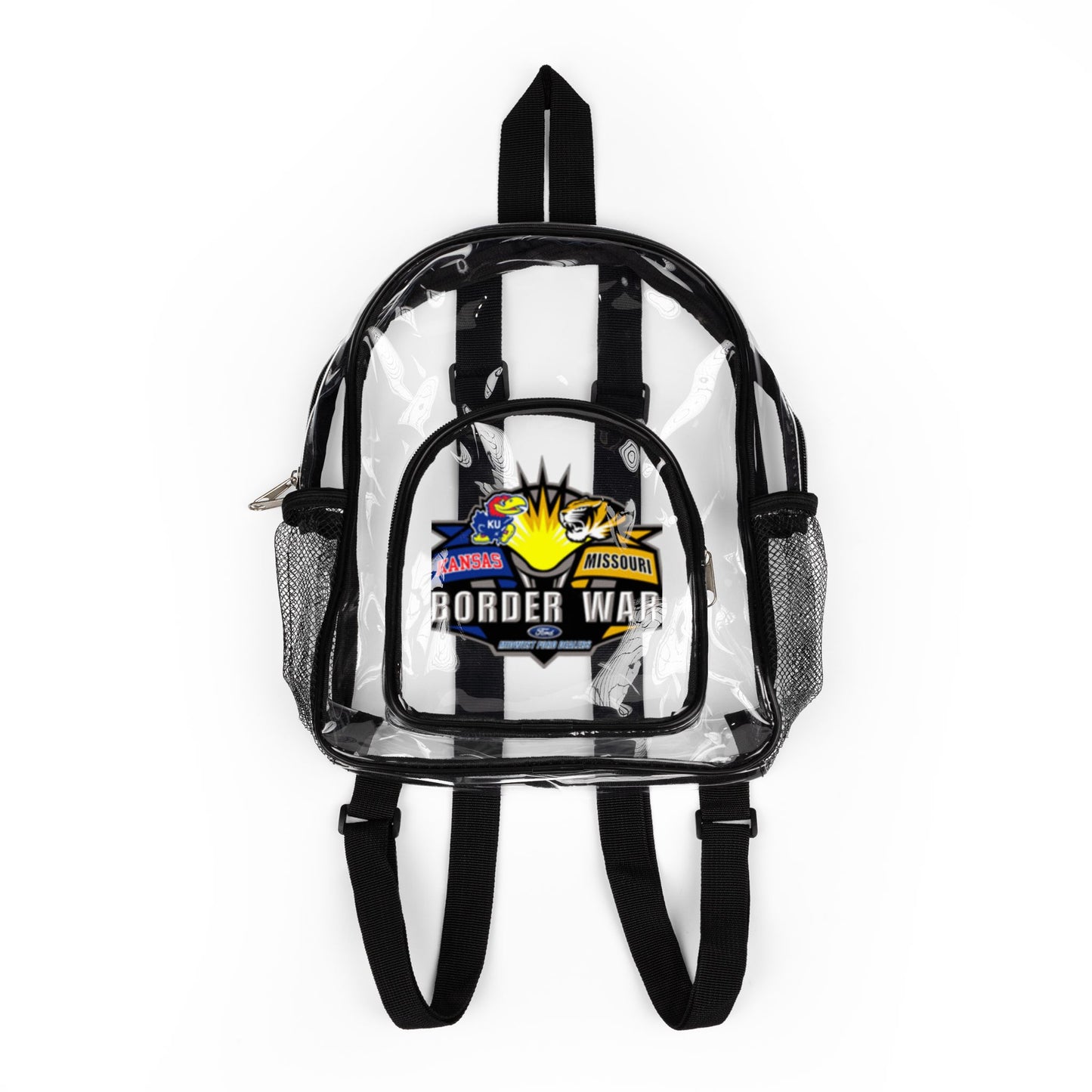 Border War Clear Backpack