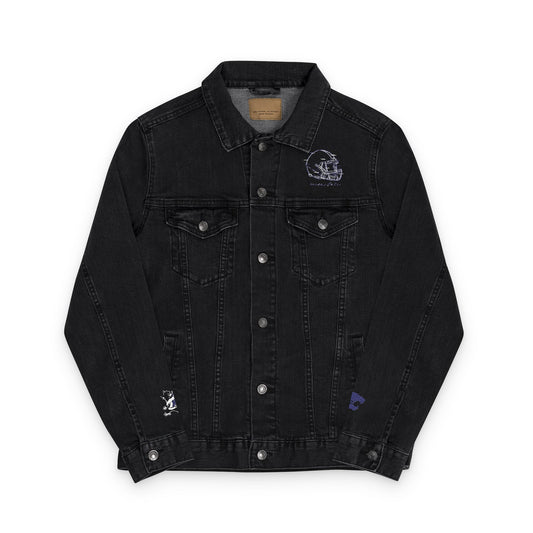 Cats Embroidered Denim Jacket