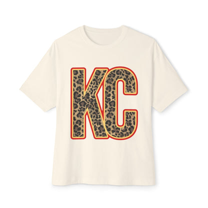 Leopard Print KC Boxy Tee