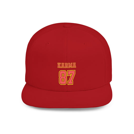 Karma 87 Embroidered Flat Bill