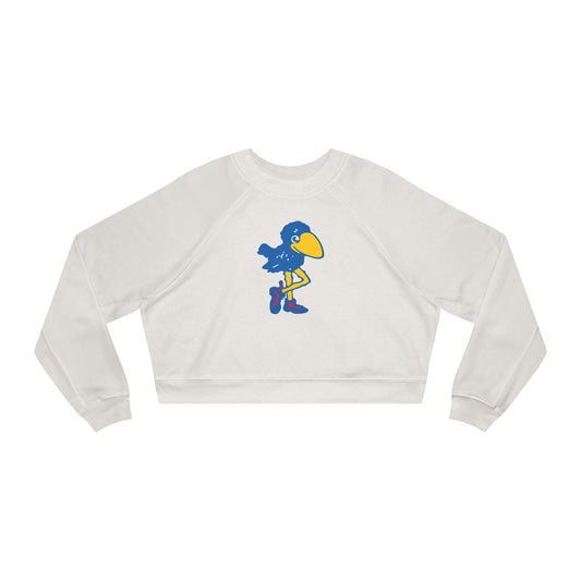 Vintage Jayhawk Cropped Crewneck