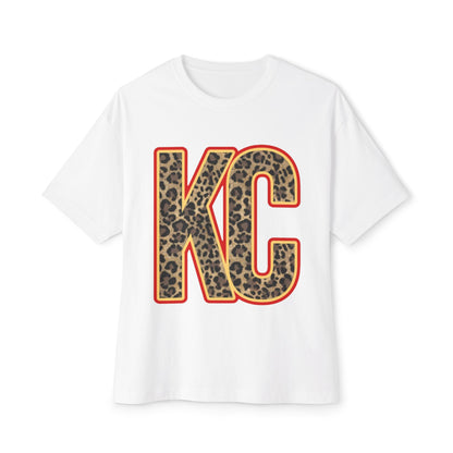 Leopard Print KC Boxy Tee