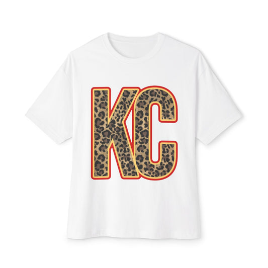 Leopard Print KC Boxy Tee