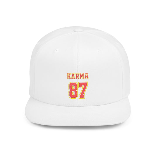 Karma 87 Embroidered Flat Bill