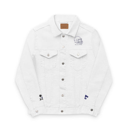 Cats Embroidered Denim Jacket