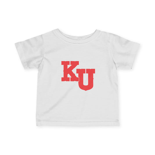 KU Toddler Tee – Tiny but Mighty Jayhawk