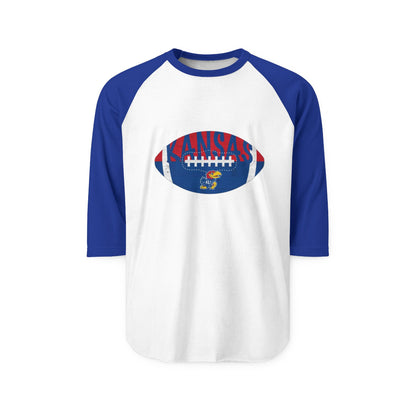 Kansas Football Raglan Tee