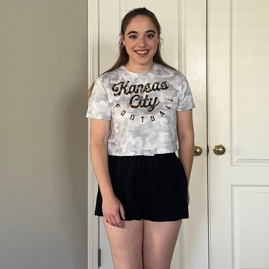 Kansas City Camo Crop Tee