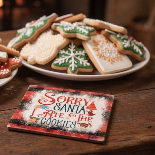 Santa's Cookies Coaster
