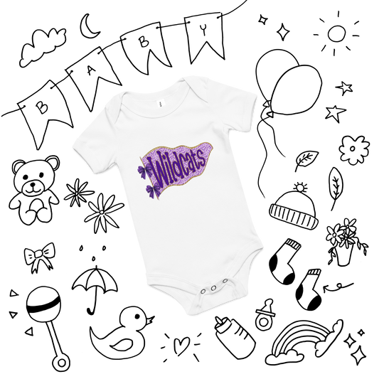 Wildcats Onesie – Cats Corner Baby Edition