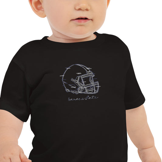 K-State "Glitch" Helmet Embroidered Tee