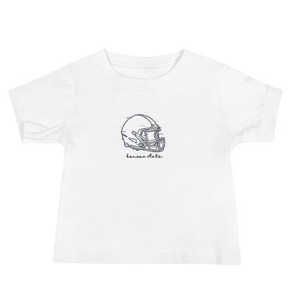 K-State "Glitch" Helmet Embroidered Tee