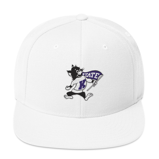 KSU Embroidered Flat Bill