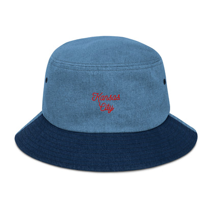 Kansas City Embroidered Bucket Hat – Game Day Style