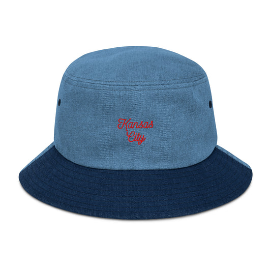 Kansas City Embroidered Bucket Hat – Game Day Style