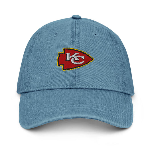 Denim KC Embroidered Hat