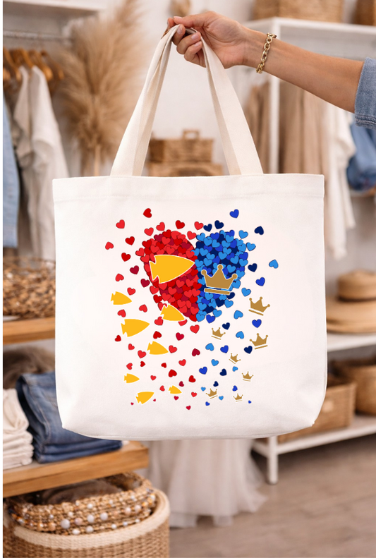 Royal Heartburst Tote