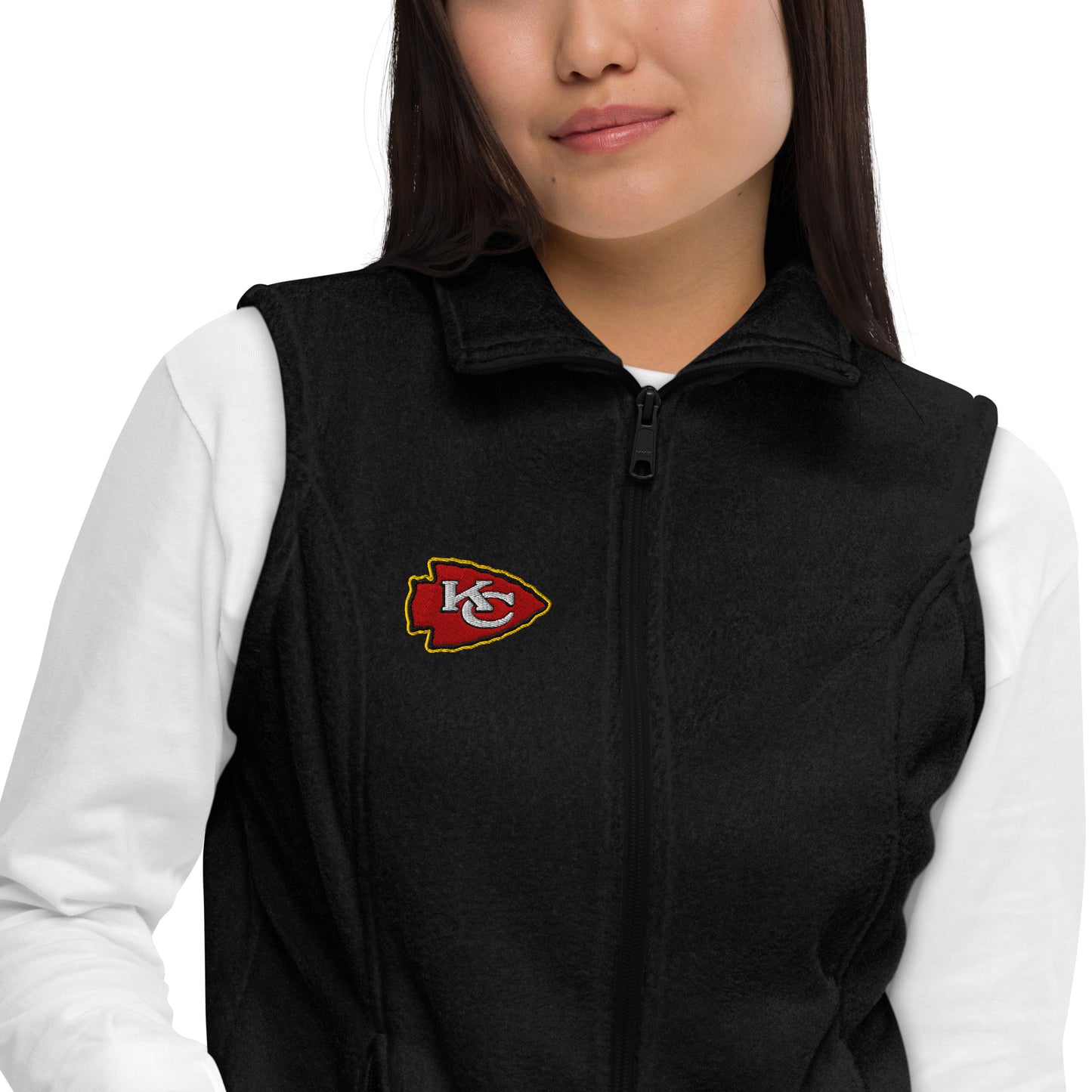 Chiefs Embroidered Fleece Vest
