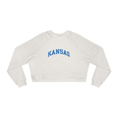 Vintage Jayhawk Cropped Crewneck